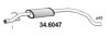 OPEL 13220793 Middle Silencer